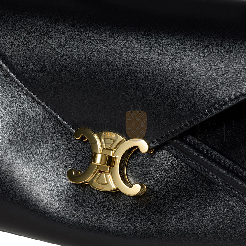 Ce1i*e SMALL FLAIR IN SHINY CALFSKIN L10BF5B53.38NO (24*12*9cm)